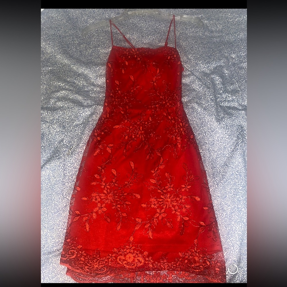 Red Lucy in the Sky Dress